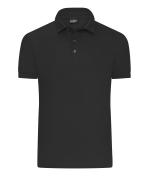 Men Men's Mercerised Polo Black 11171