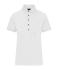 Dames Ladies' Mercerised Polo Wit 11170