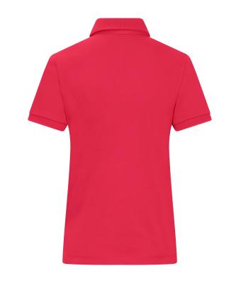 Dames Ladies' Mercerised Polo Lichtrood 11170