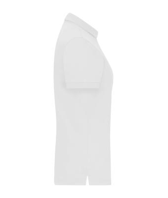 Dames Ladies' Mercerised Polo Wit 11170