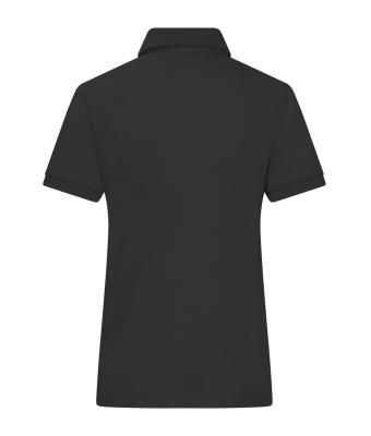 Dames Ladies' Mercerised Polo Zwart 11170