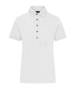 Femme Polo mercerisé pour femme Blanc 11170