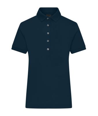 Femme Polo mercerisé pour femme Marine 11170