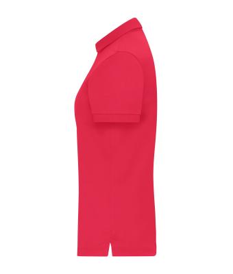 Femme Polo mercerisé pour femme Rouge-clair 11170