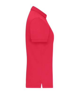 Femme Polo mercerisé pour femme Rouge-clair 11170