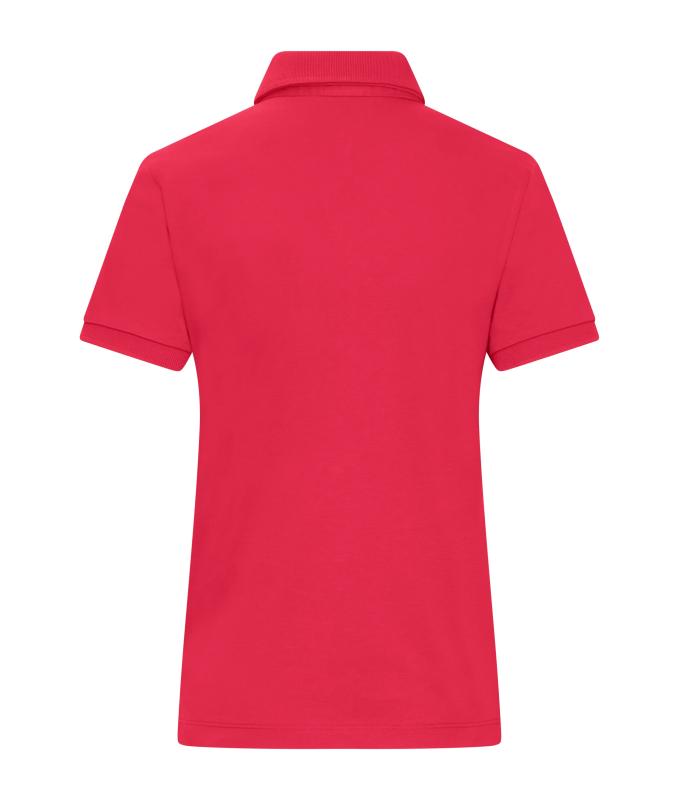 Femme Polo mercerisé pour femme Rouge-clair 11170