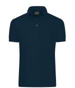 Herren Men's Mercerised Polo Slim Fit Navy 11172