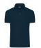 Herren Men's Mercerised Polo Slim Fit Navy 11172