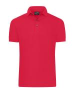 Herren Men's Mercerised Polo Slim Fit Light-red 11172