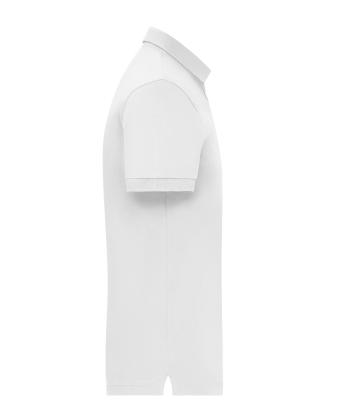 Men Men's Mercerised Polo Slim Fit White 11172