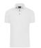 Heren Men's Mercerised Polo Slim Fit Wit 11172