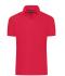 Heren Men's Mercerised Polo Slim Fit Lichtrood 11172