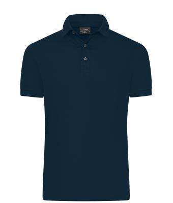 Homme Polo mercerisé coupe slim pour homme Marine 11172