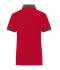 Ladies Ladies' Polo Red/anthracite-melange 11173