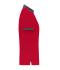 Dames Ladies' Polo Rood/antraciet-melange 11173
