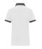 Damen Ladies' Polo White/anthracite-melange 11173