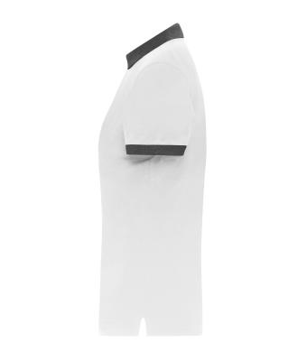 Ladies Ladies' Polo White/anthracite-melange 11173