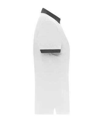Ladies Ladies' Polo White/anthracite-melange 11173