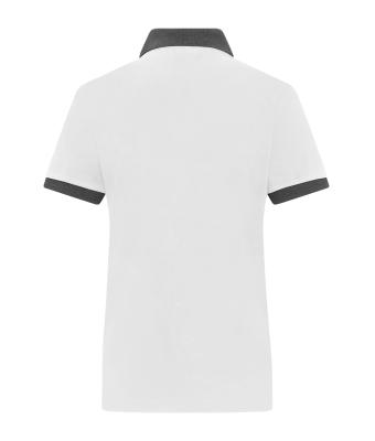 Ladies Ladies' Polo White/anthracite-melange 11173