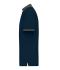 Heren Men's Polo Navy/antraciet-melange 11174