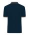 Men Men's Polo Navy/anthracite-melange 11174