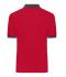 Men Men's Polo Red/anthracite-melange 11174