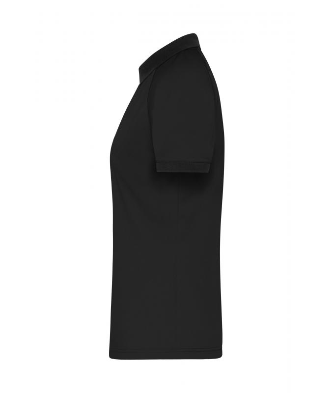 Femme Polo zippé pour femme Noir/noir 11177