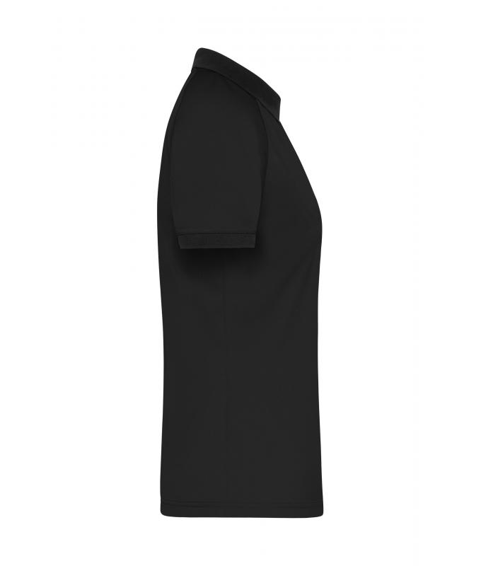 Femme Polo zippé pour femme Noir/noir 11177