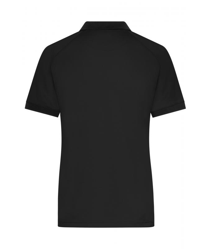 Femme Polo zippé pour femme Noir/noir 11177