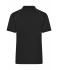 Herren Men's Zip-Polo Black/black 11178