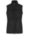 Femme Gilet polaire pour femme Noir/noir 11181