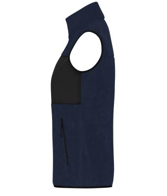 Ladies Ladies' Fleece Vest Navy/black 11181