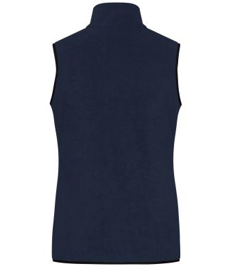 Ladies Ladies' Fleece Vest Navy/black 11181