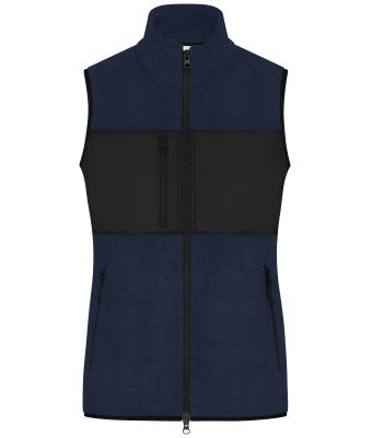 Ladies Ladies' Fleece Vest Navy/black 11181