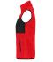 Ladies Ladies' Fleece Vest Red/black 11181