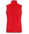 Ladies Ladies' Fleece Vest Red/black 11181