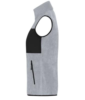 Ladies Ladies' Fleece Vest Light-melange/black 11181