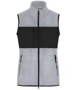 Ladies Ladies' Fleece Vest Light-melange/black 11181