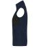 Damen Ladies' Fleece Vest Navy/black 11181