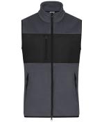Homme Gilet polaire pour homme Carbone/noir 11182