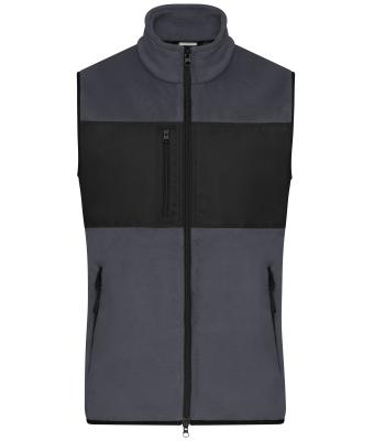 Homme Gilet polaire pour homme Carbone/noir 11182