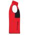 Homme Gilet polaire pour homme Rouge/noir 11182