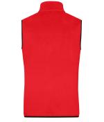 Homme Gilet polaire pour homme Rouge/noir 11182