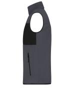 Men Men's Fleece Vest Carbon/black 11182