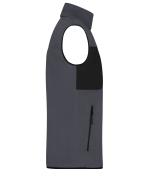 Men Men's Fleece Vest Carbon/black 11182