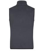 Men Men's Fleece Vest Carbon/black 11182
