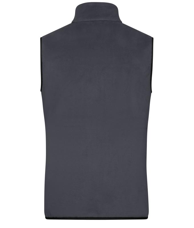 Men Men's Fleece Vest Carbon/black 11182