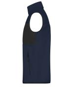 Men Men's Fleece Vest Navy/black 11182