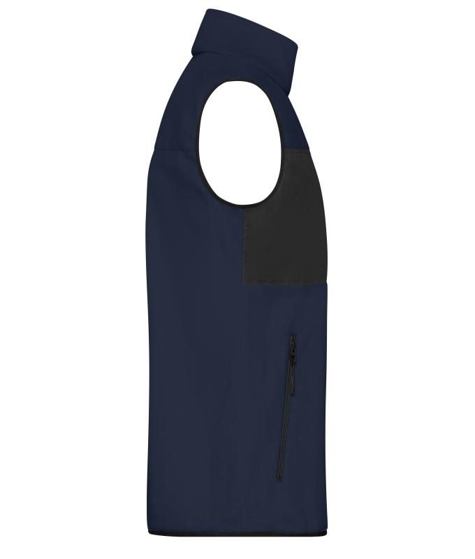 Men Men's Fleece Vest Navy/black 11182