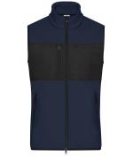 Men Men's Fleece Vest Navy/black 11182